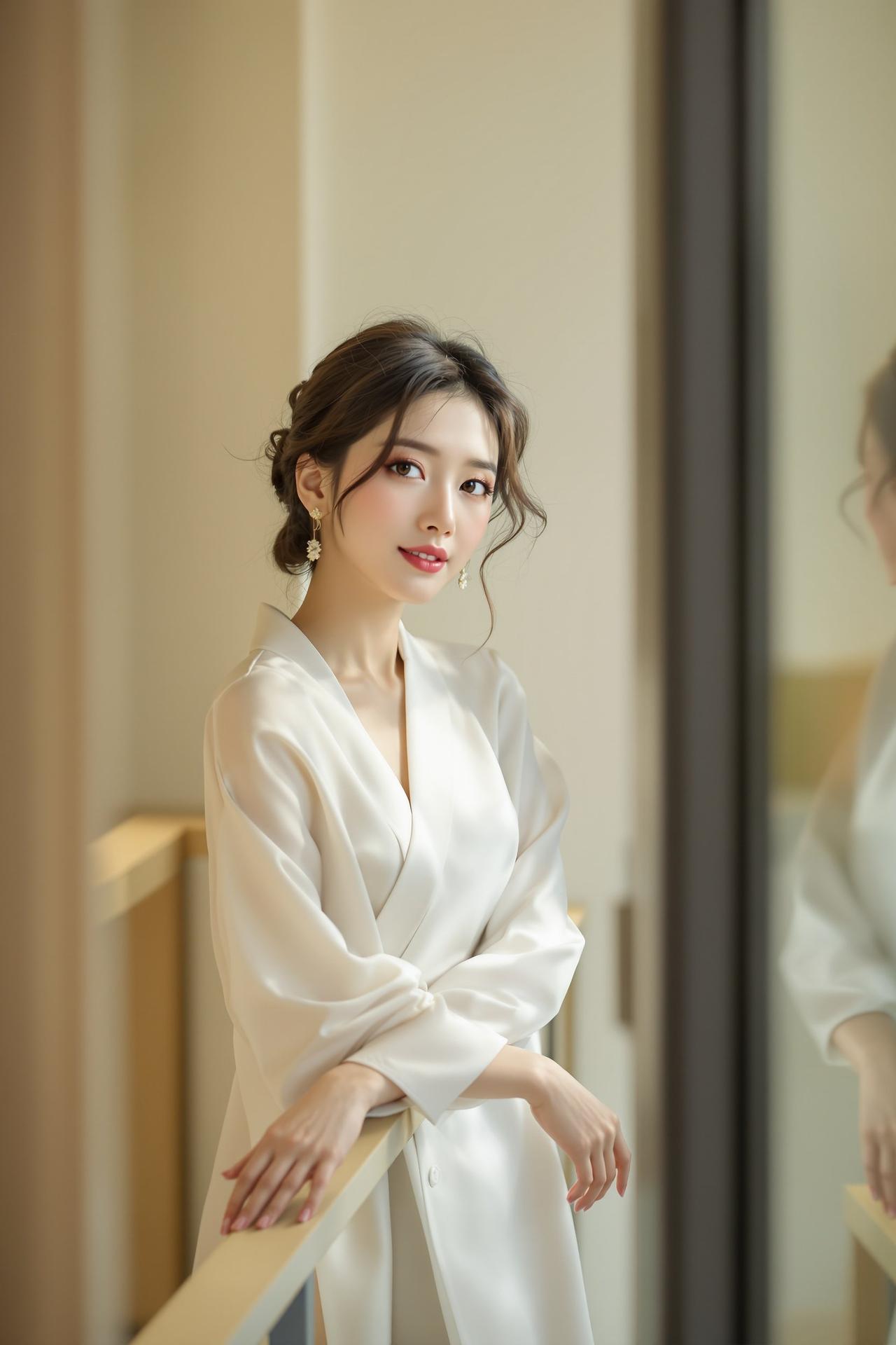 cos吧 - 阳台远眺 - 校园制服写真